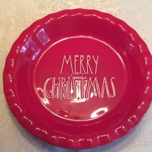 Rae Dunn MERRY CHRISTMAS Pie Dish